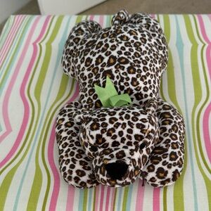 Ty Vintage 1999 Pillow Pal  Speckles the Leopard  Plush Toy Tag unattached